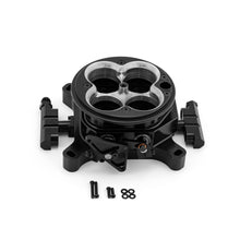 Load image into Gallery viewer, 1200 Cfm 4 Barrel 4150 Billet CNC Machined Throttle Body & Fuel Rails - Black