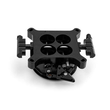 Load image into Gallery viewer, 1200 Cfm 4 Barrel 4150 Billet CNC Machined Throttle Body & Fuel Rails - Black