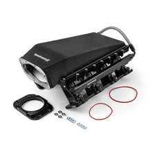Load image into Gallery viewer, Chevy LS3 2pc Fabricated Ram Air 98mm 4 Bolt EFI Intake Manifold Black