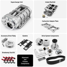 Load image into Gallery viewer, Chevy SBC 350 Complete 6-71 Roots Supercharger Blower Kit