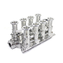 Load image into Gallery viewer, Ford 351W Windsor Downdraft 8 Stack EFI Intake Manifold System Complete Polished