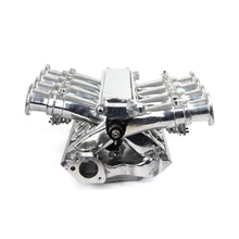 Load image into Gallery viewer, Ford 351W Windsor Sidedraft 8 Stack EFI Intake Manifold System Complete Polished
