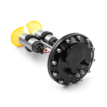 Load image into Gallery viewer, Universal Fit In-Tank Twin Brushless Electric Fuel Pump Billet Aluminum Black