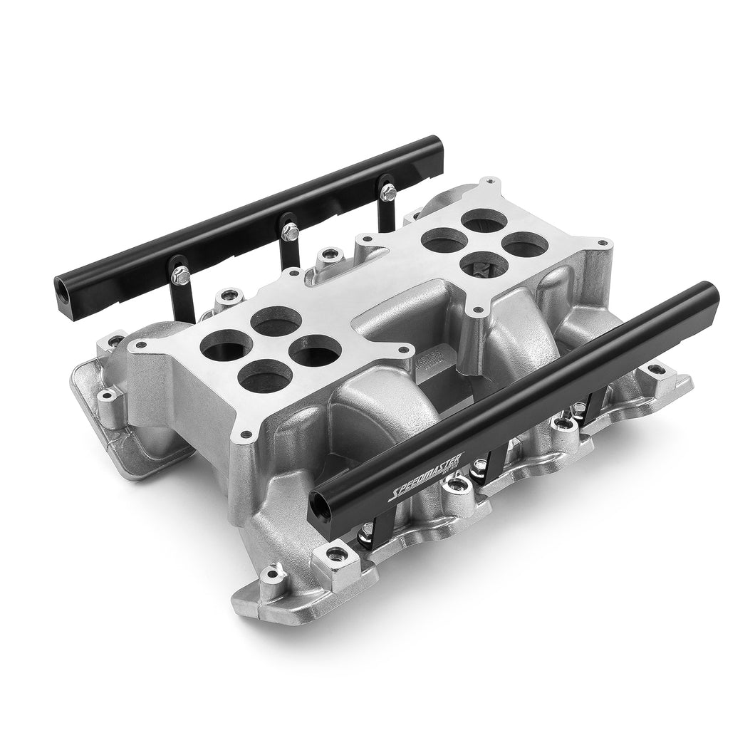 Chevy GM LS1 LS2 2x4-Barrel Dual Plane Fuel Injected Intake Manifold Polished