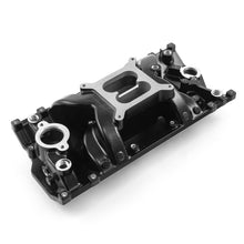 Load image into Gallery viewer, Chevy SBC 350 Vortec MidRise Air Aluminum Intake Manifold [Black]
