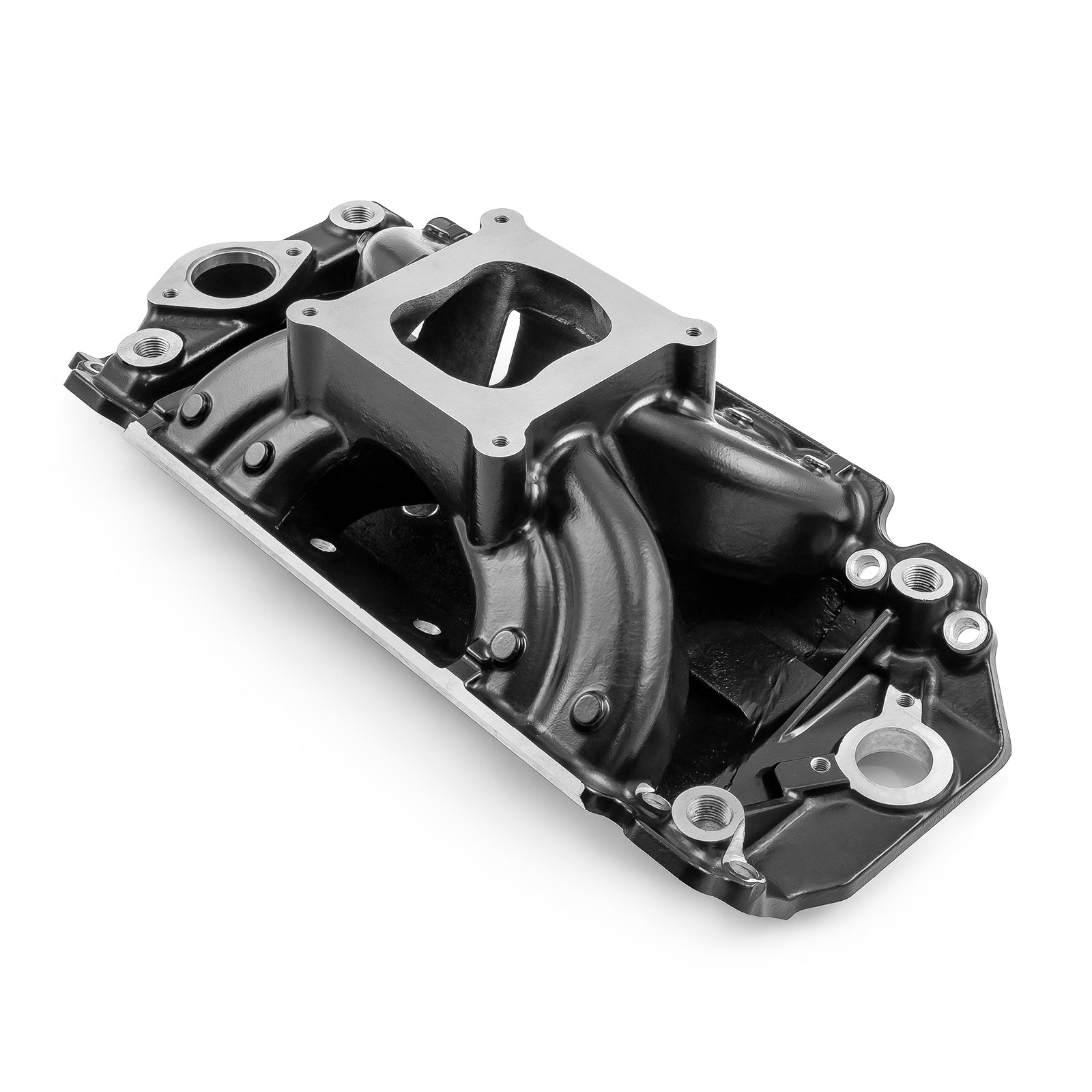 Chevy BBC 454 Rect Port HiRise Aluminum Intake Manifold [Black ...