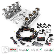 Load image into Gallery viewer, Chevy GM LS1 Downdraft + FiTech Ultra EFI Fuel Injection System [Polished]
