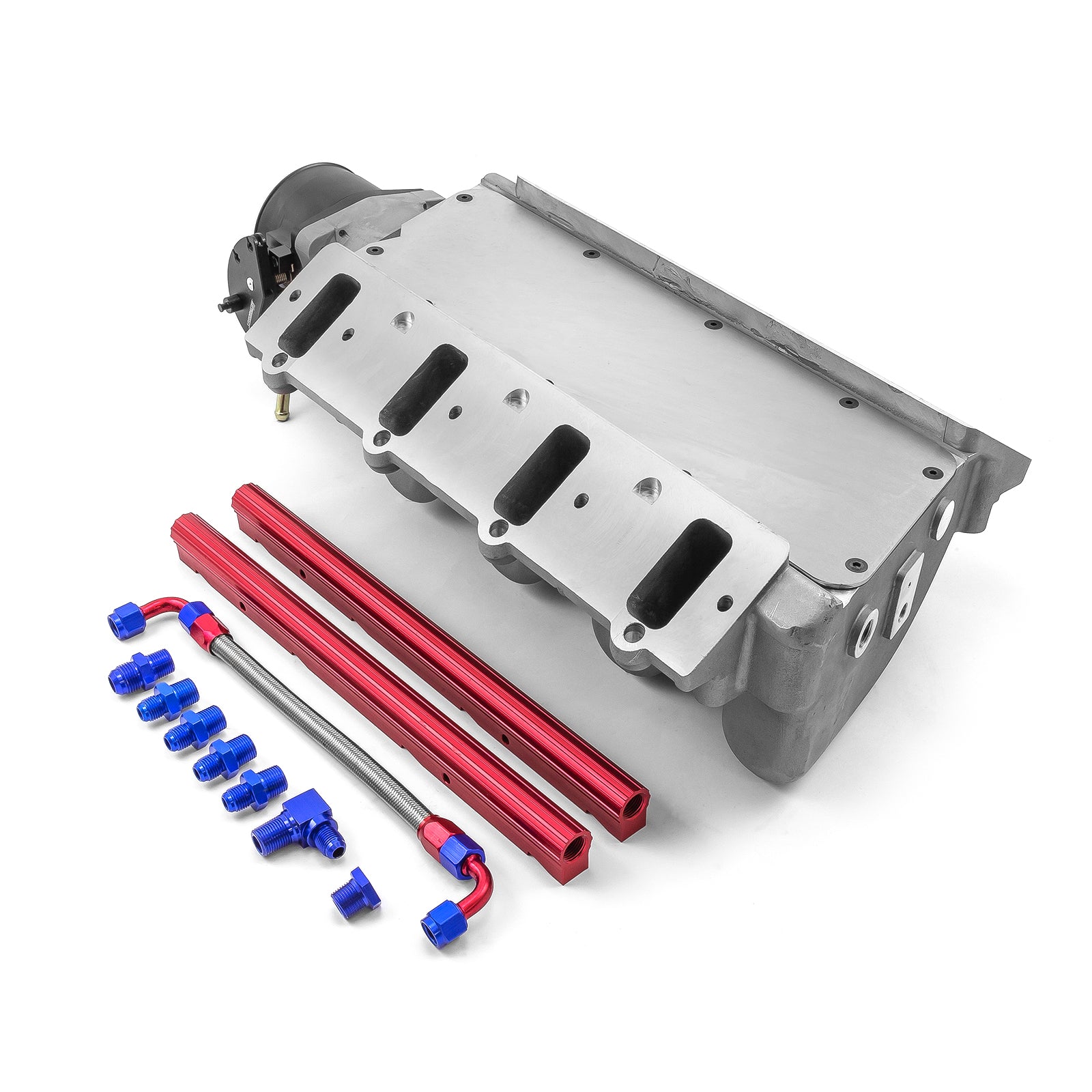 Chevy LS1 LS2 LS6 EFI Intake Manifold Satin with 92mm Throttle Body ...