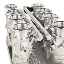 Load image into Gallery viewer, Chevy SBC 350 Downdraft EFI Stack Intake Manifold System Complete Satin
