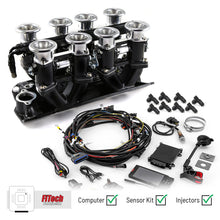Load image into Gallery viewer, Chevy SBC 350 Downdraft + FiTech Ultra EFI Fuel Injection System [Black]
