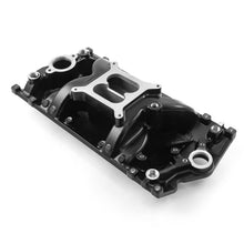 Load image into Gallery viewer, Chevy SBC 350 Vortec MidRise Air Aluminum Intake Manifold [Black]
