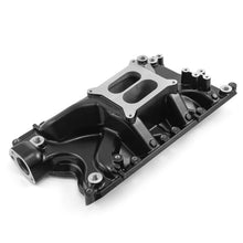 Load image into Gallery viewer, Ford 351W Windsor LowRise Aluminum Intake Manifold [Black]
