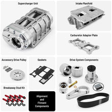 Load image into Gallery viewer, Ford 302 351C Cleveland 3V 4V Complete 6-71 Roots Supercharger Blower Kit

