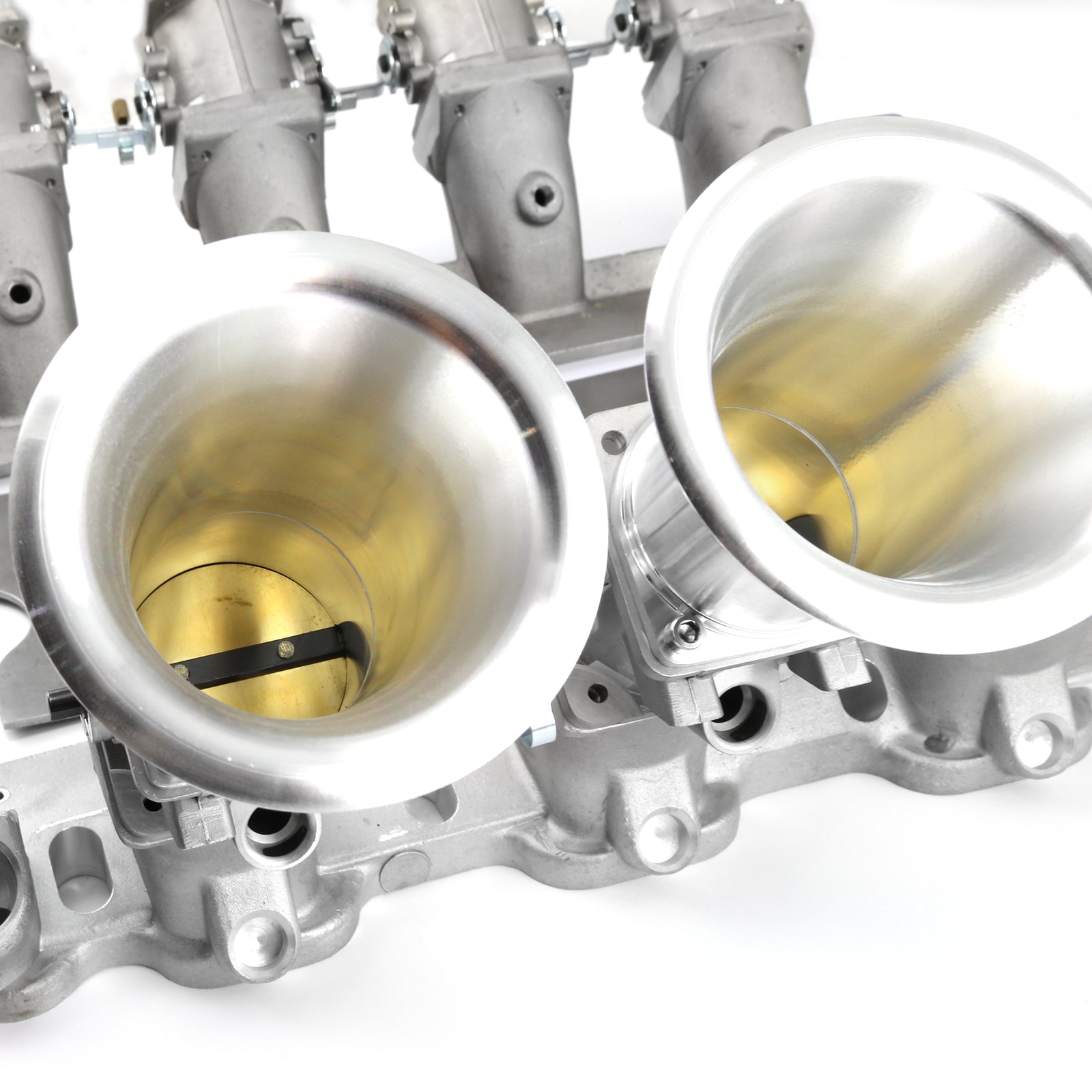 Ford 302 351C Cleveland Downdraft EFI Stack Intake Manifold System Sat ...