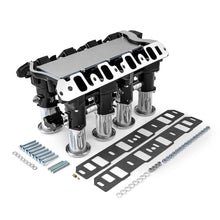Load image into Gallery viewer, Ford 351W Windsor Downdraft 8 Stack EFI Intake Manifold System Complete Black
