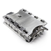 Load image into Gallery viewer, Ford 5.0L Coyote 2pc Fabricated Low Ram Air 98mm 4 Bolt EFI Intake Manifold Polished
