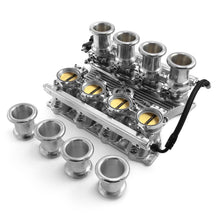 Load image into Gallery viewer, Ford Coyote Downdraft 8 Stack EFI Intake Manifold System Complete Polished

