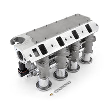 Load image into Gallery viewer, Ford SB 260 289 302W Downdraft EFI Stack Intake Manifold System Complete Satin
