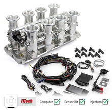 Load image into Gallery viewer, Ford SB 289 302W Downdraft + FiTech Ultra EFI Fuel Injection System [Polished]
