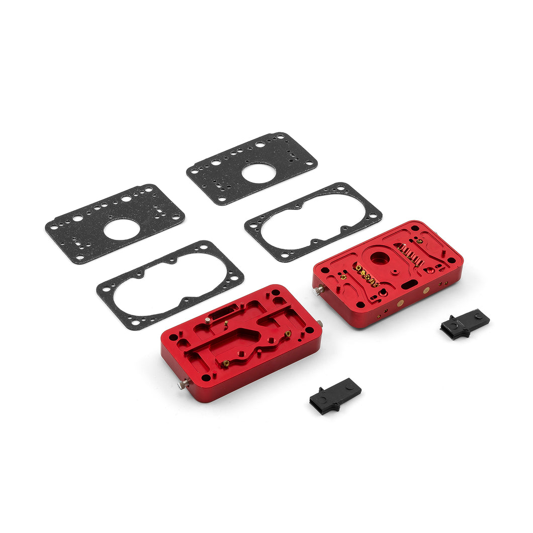 Billet Aluminum 4 Barrel Carburetor 3-Circuit Metering Block