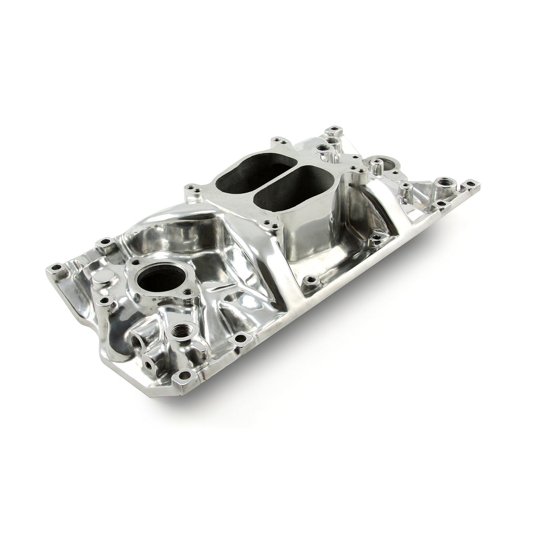 Chevy SBC 350 Vortec LowRise Intake Manifold [Chrome]