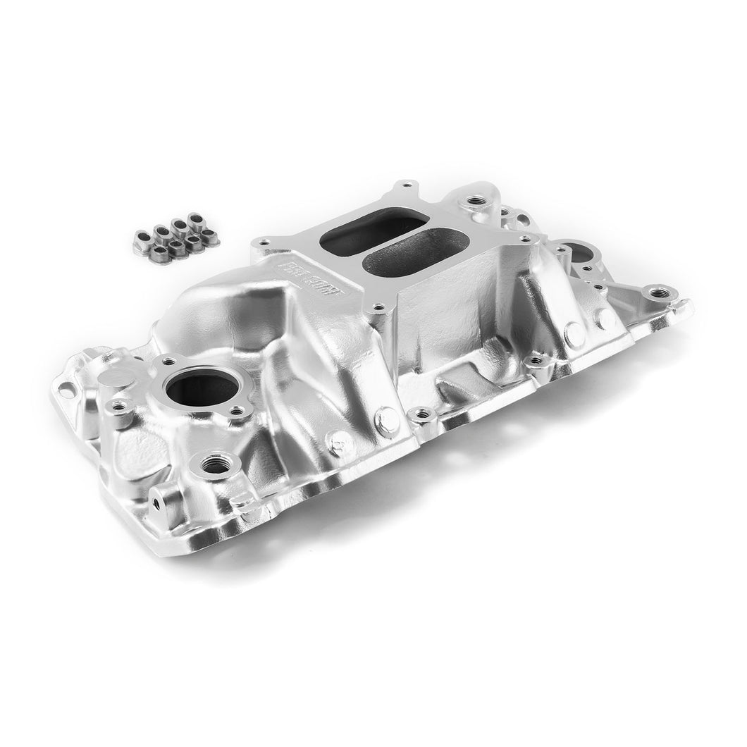 Chevy SBC 350 1957-95 LowRise+ Intake Manifold [Ceramic Coated]