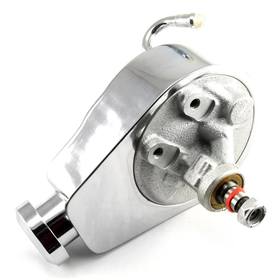 Chevy Gm 1975-79 Saginaw A-Can Power Steering Pump Chrome (Keyway Included)