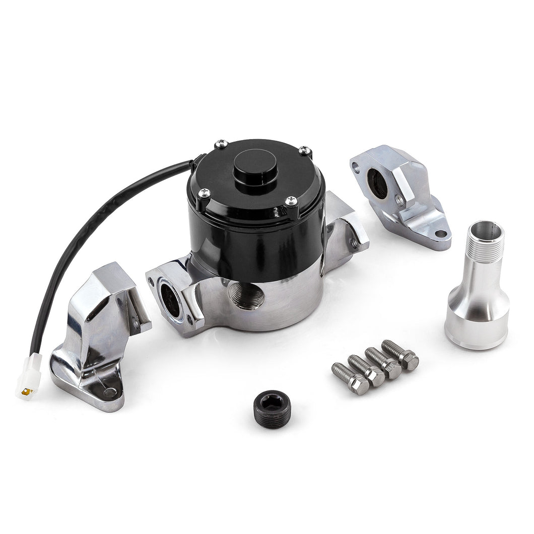 Ford 429 460 35+ Gpm Electric Water Pump Chrome
