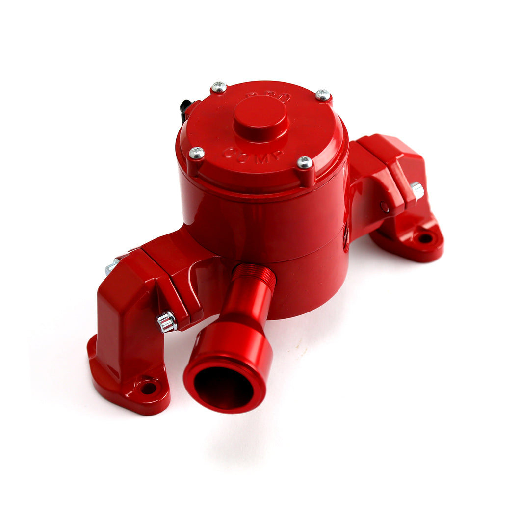Chevy SBC 350 35+ Gpm Electric Water Pump [Powdercoated Red]