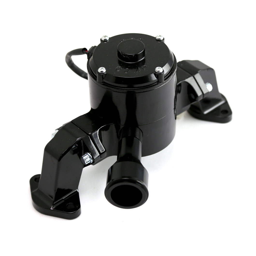 Chevy SBC 350 35+ Gpm Electric Water Pump [Powdercoated Black]