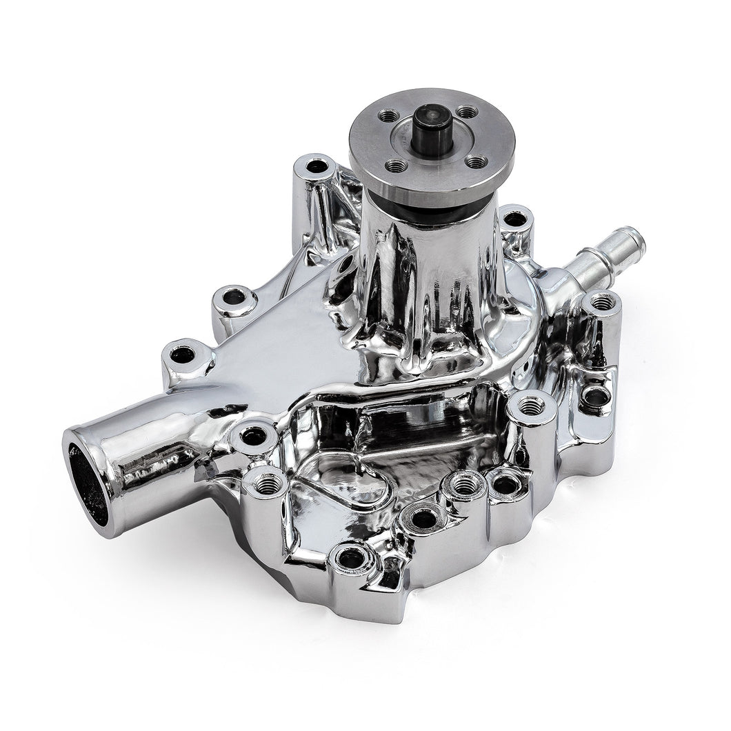 Ford 302 351C Cleveland High Volume Aluminum Water Pump Chrome