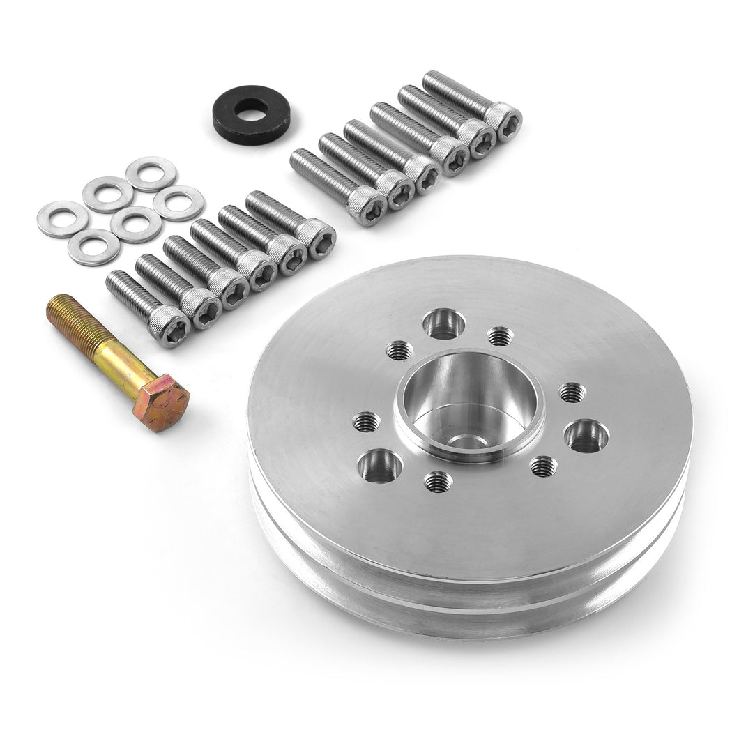 Chevy BBC 454 2V Supercharger 2 Groove Accessory Drive Pulley