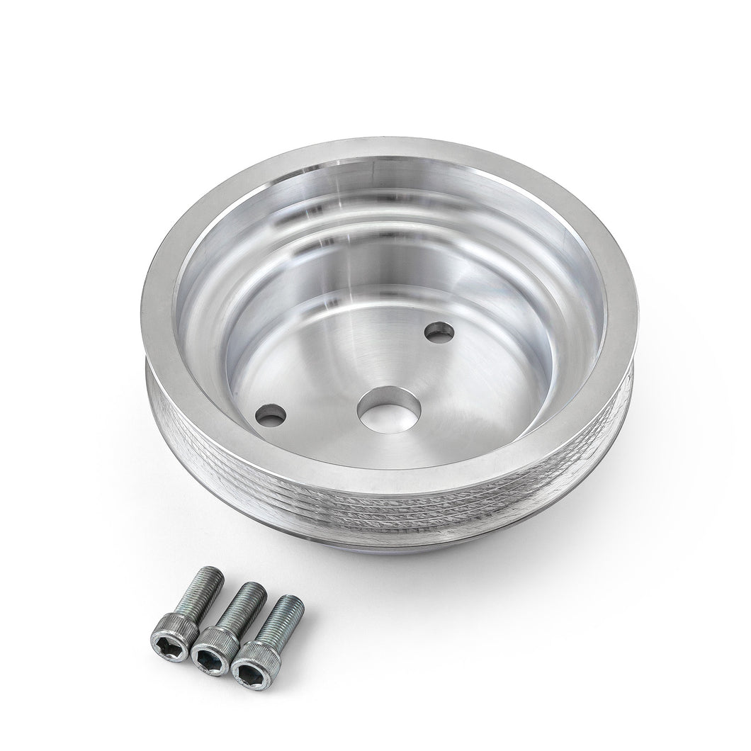 Chevy SBC Billet Aluminum Short Water Pump SWP Serpentine Pulley