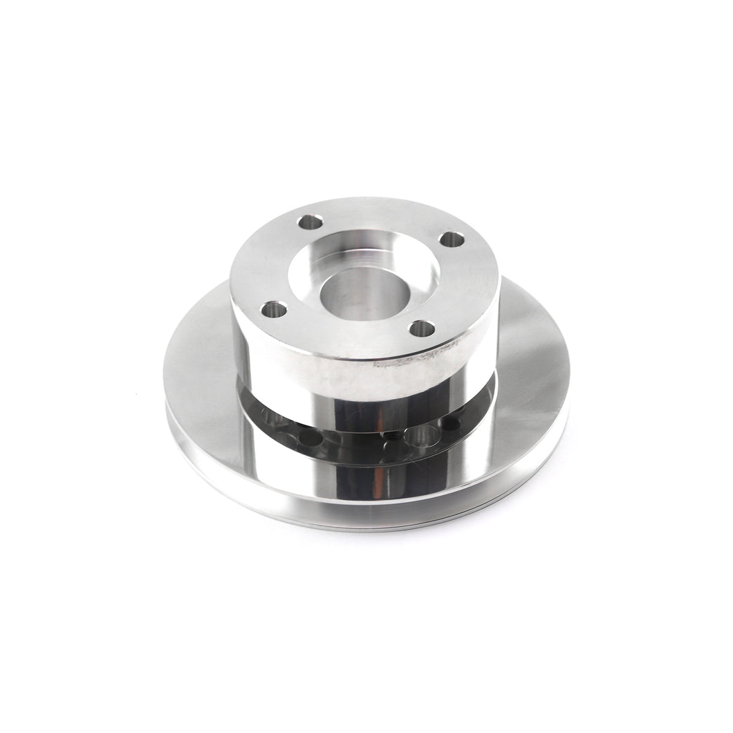 Ford SB 289 302 Windsor Supercharger Crank Hub 1v Groove Accessory Drive Pulley