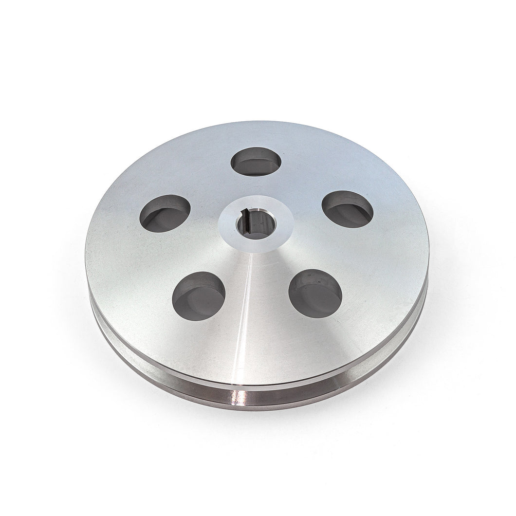 Chevy Gm Aluminum 1 V Groove Power Steering Pulley Satin (1/8