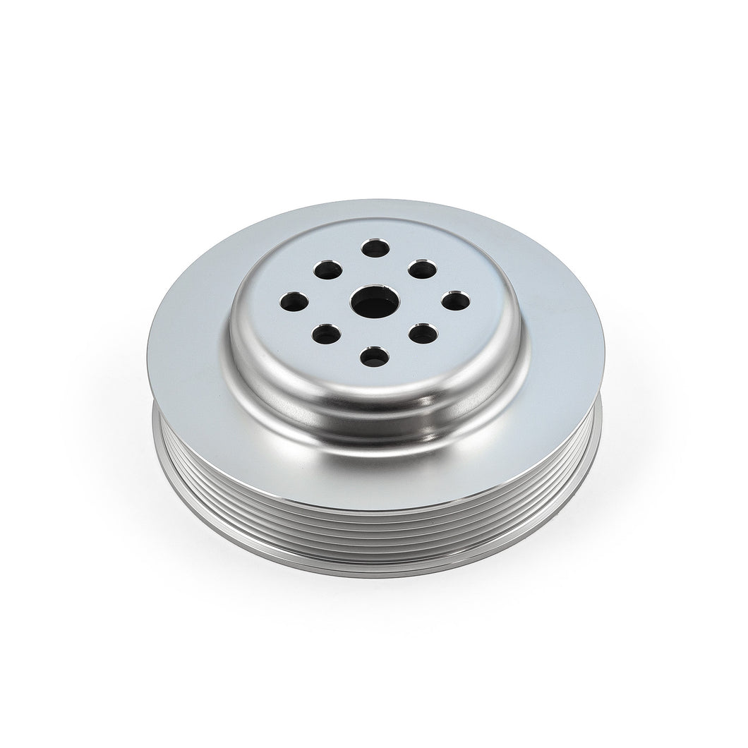 Chevy SBC Billet Aluminum Short Water Pump SWP Serpentine Pulley