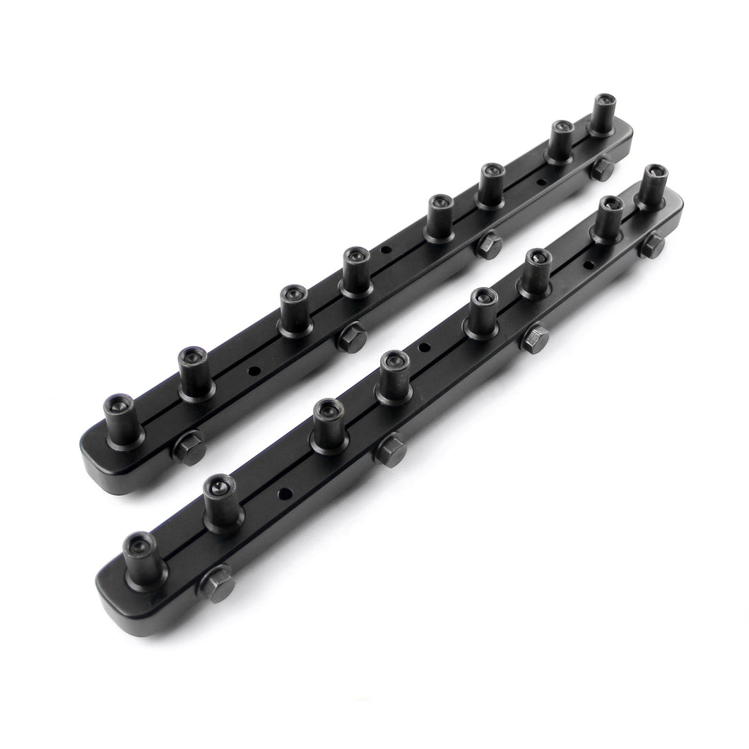 Ford SB 289 302 351 Windsor Rocker Stud Girdle Kit Black With 3/8