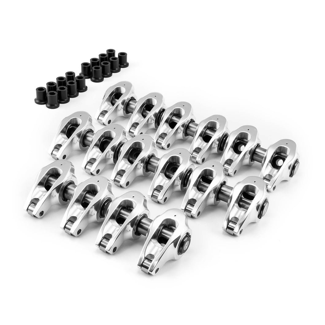 Chevy LS1 1.7 Ratio Aluminum Pedestal Mount Roller Rocker Arm Set