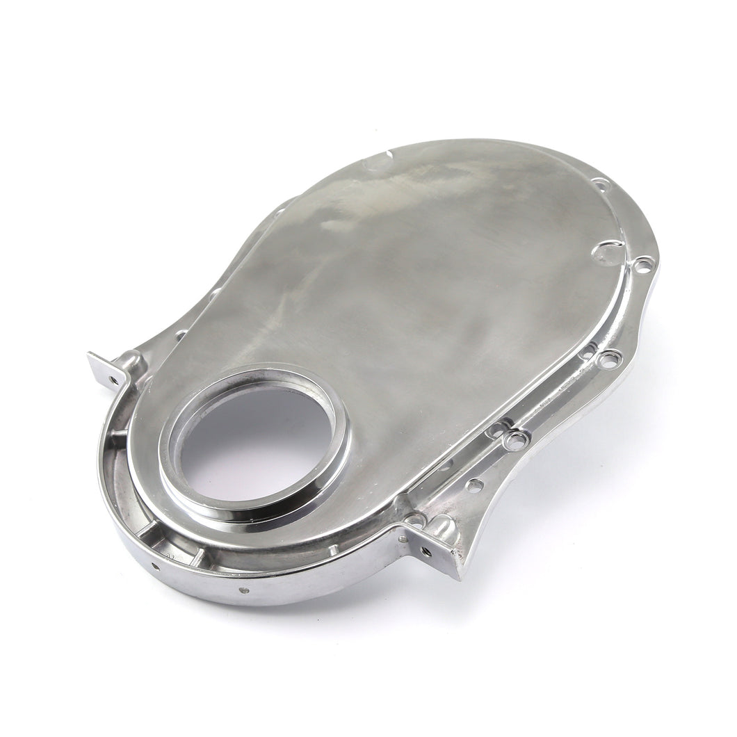 Chevy BBC 454 Gen 4 Aluminum Timing Chain Cover Polished