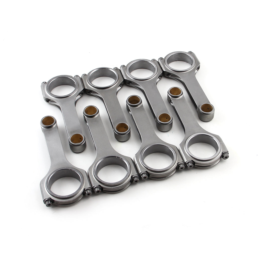 H Beam 6.123 2.125 .984 Bronze Bush 4340 Connecting Rods Chrysler 318 340 360