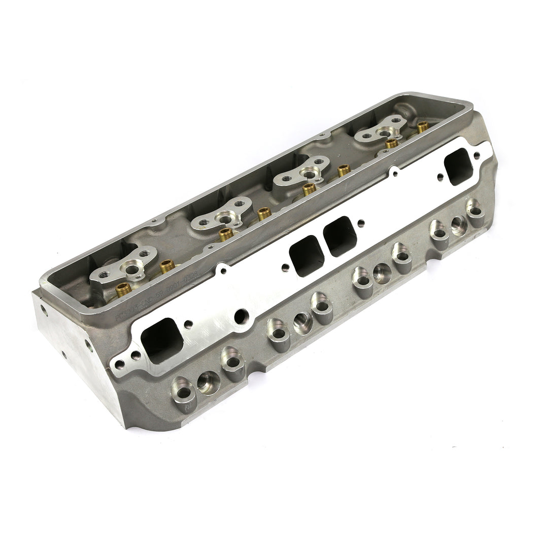 Chevy SBC 350 205cc 70cc Angle CNC Chamber Aluminum Bare Cylinder Head