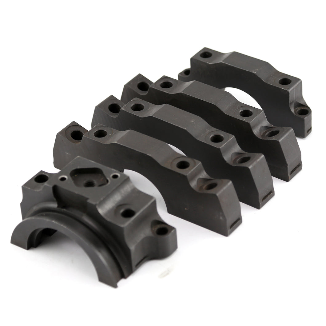 Chevy 350 Complete 4 Bolt Splayed Steel Main Caps (5 Caps)