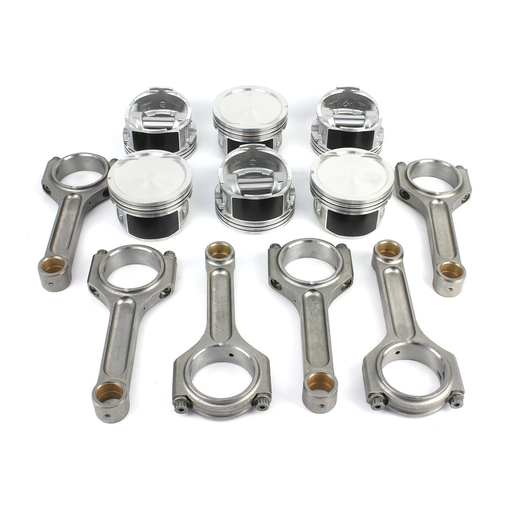 Ford Falcon Barra XR6 4.0L 6 Cyl Hyper Pistons +30 & I-Beam Connecting Rods 22mm Pin