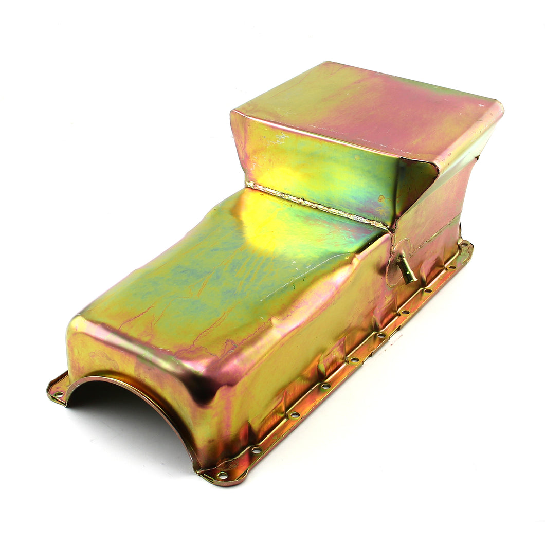 Chevy BBC 454 Gen 5 6 7Qt Drag Rear Sump 1Pc Rms Zinc Oil Pan