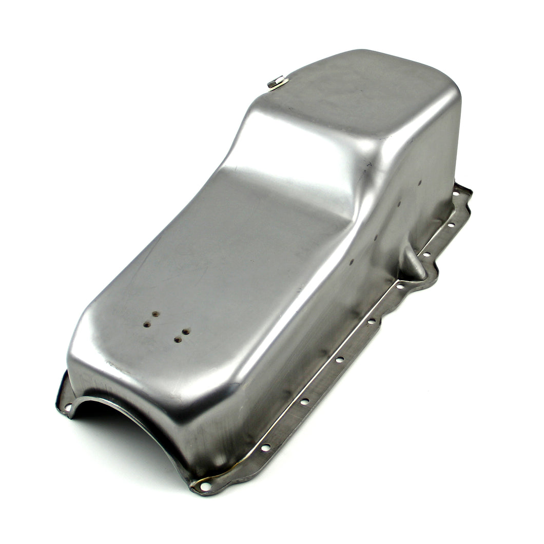 Chevy SBC 350 1Pcs Rms 1986-Up P/Side Replacement Oil Pan [Natural]