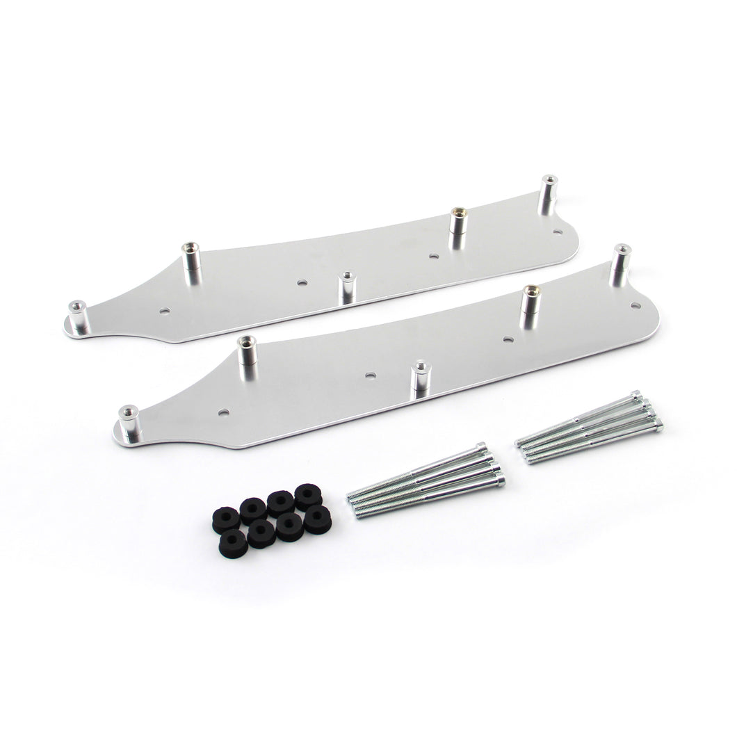 Chevy LS1 LS2 LS3 LS6 LS7 Fabricated Valve Cover Coil Mount Plates Only - Pair