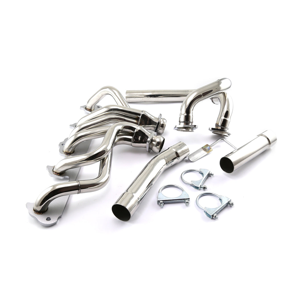 1991 1999 Jeep Wrangler 4.0L Stainless Steel Header & Down Pipe Kit