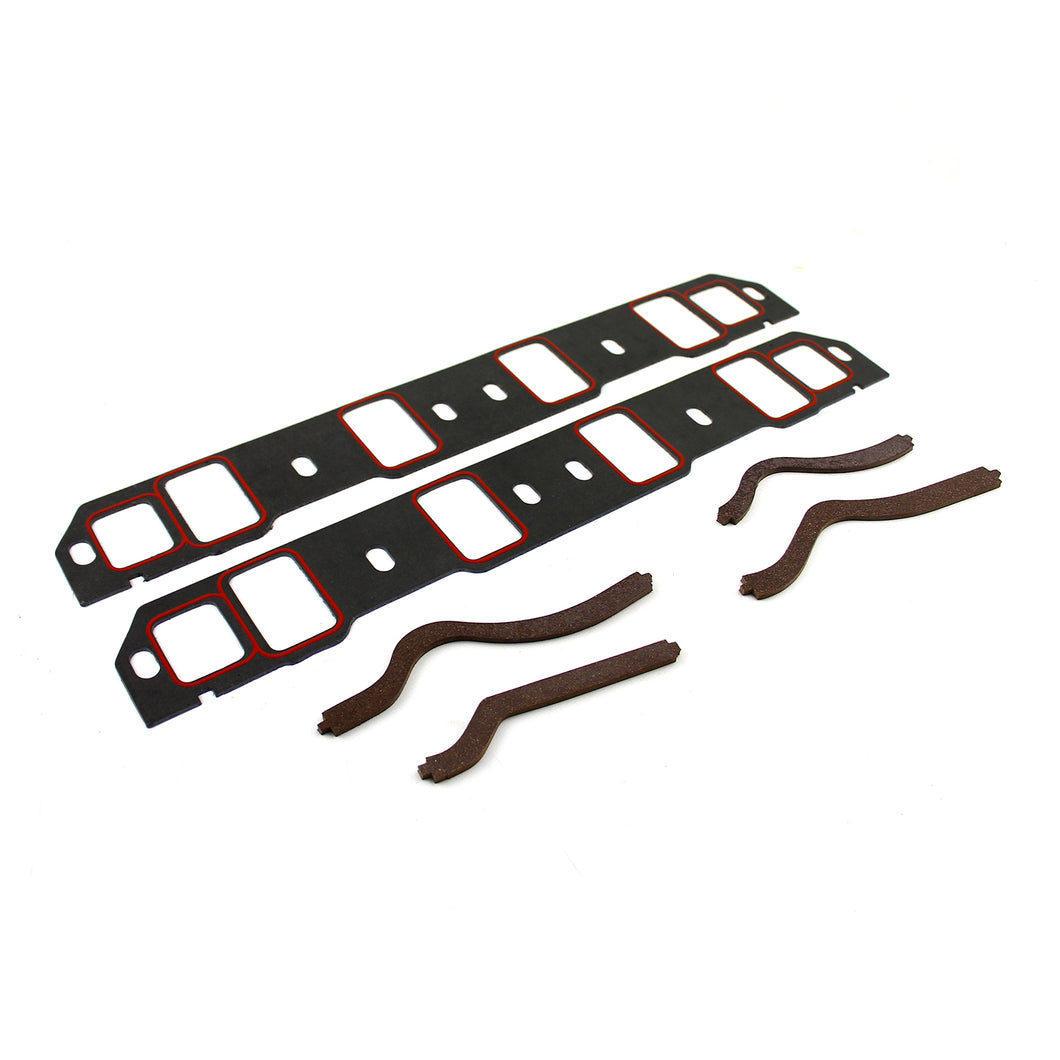 Ford SB 289 302 351 Windsor Intake Manifold Gasket Set (1262R) 2.25 x1.40