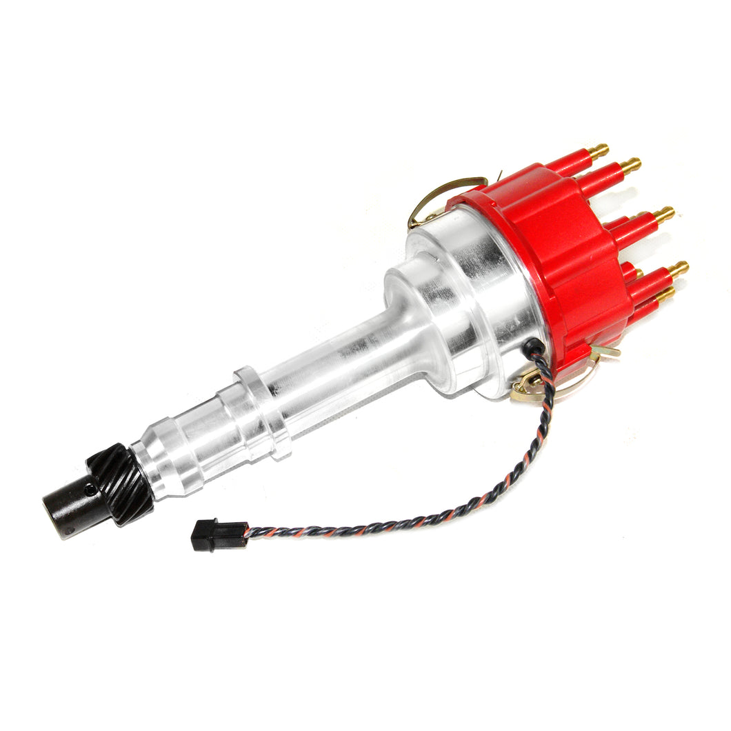 Pontiac 326 400 455 8000 Series Pro Billet Distributor [Red]