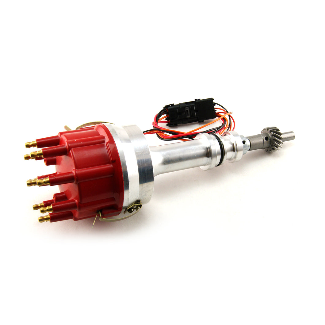 Ford 289 302 Windsor Billet All-Electronic Advance Distributor [Red]